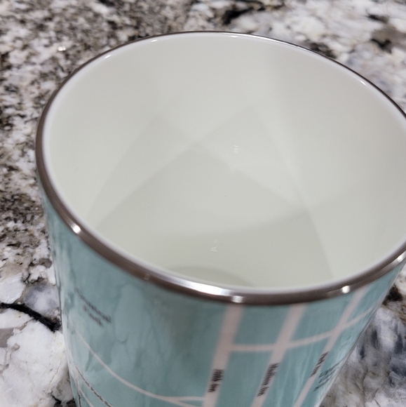 TIFFANY & CO. Manhattan Mug Fine Bone China Map of New York Serial Number Set - Picture 4 of 12